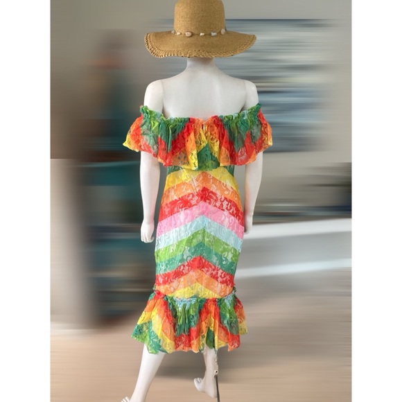 L’ATISTE festive body con midi dress S M L - Picture 3 of 5